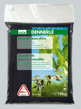 DENNERLE Kristall-Quarzkies Diamantschwarz 10kg