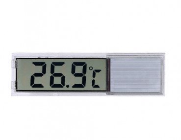 Digital Aquarium Thermometer in Silber-Optik