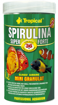 Tropical Super Spirulina Forte (36%) Mini Granulat