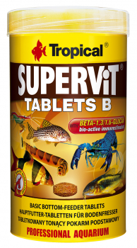 Tropical Supervit Tablets B - Hauptfutter Bodentabletten 250ml