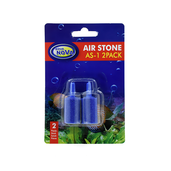 Aqua Nova Ausströmerstein Sprudelstein Ausströmer rund Stein 50mm blau  Aquarium - Fische-Aquaristik