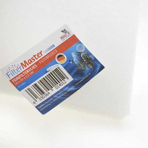 FilterMaster Feinfiltervlies / Filterwatte weiß fein 50 x 50 x 2,5 cm